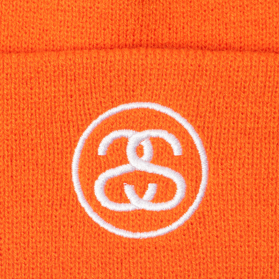 Шапка Stussy SS-Link Cuff Athletic Orange