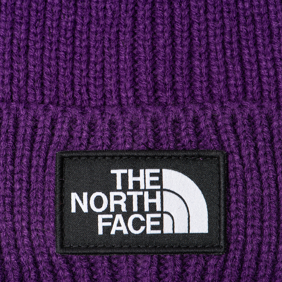 Шапка The North Face TNF Logo Box Cuffed Beanie Hero Purple
