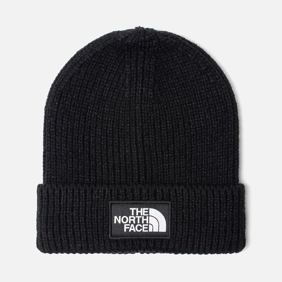 Шапка The North Face TNF Logo Box Cuffed Beanie TNF Black