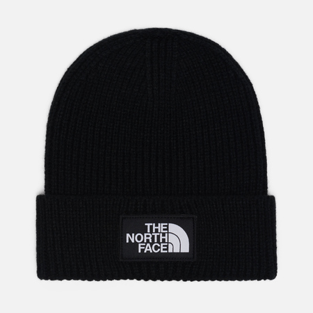 Шапка The North Face TNF Logo Box Cuffed Beanie, цвет чёрный
