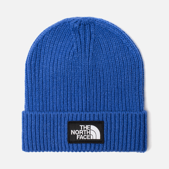 Шапка The North Face TNF Logo Box Cuffed Beanie TNF Blue