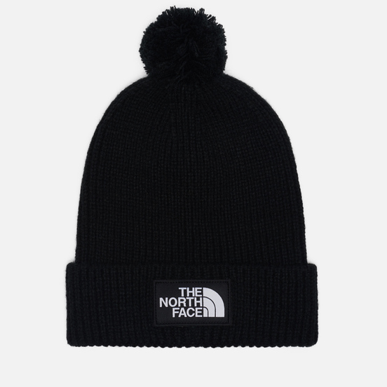 Шапка The North Face TNF Logo Box Pom TNF Black