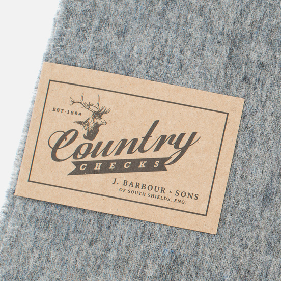 Шарф Barbour Plain Lambswool Light Grey Marl