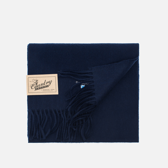 Шарф Barbour Plain Lambswool Navy