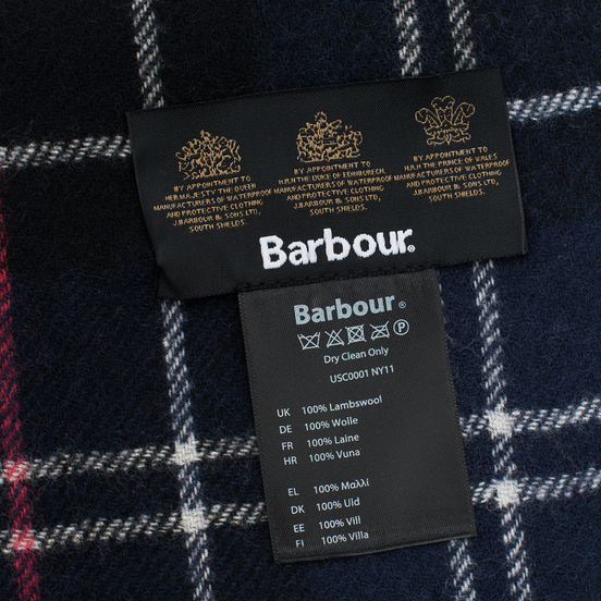 Шарф Barbour Tartan Lambswool Navy/Red