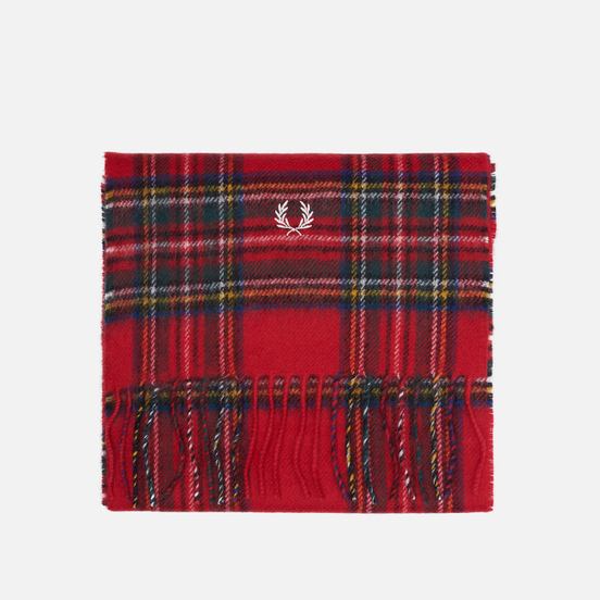 Шарф Fred Perry Royal Stewart Tartan Red