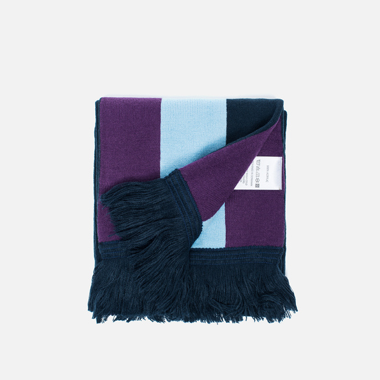 Шарф Han Kjobenhavn Logo KJBN White/Black/Blue/Purple