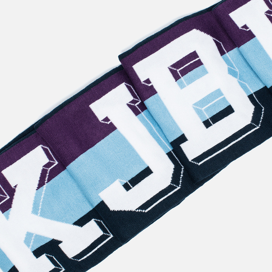 Шарф Han Kjobenhavn Logo KJBN White/Black/Blue/Purple