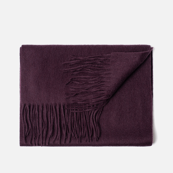 Шарф Lyle & Scott Plain Lambswool Burgundy