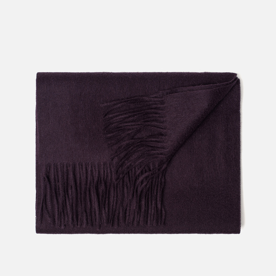 Шарф Lyle & Scott Plain Lambswool Deep Plum