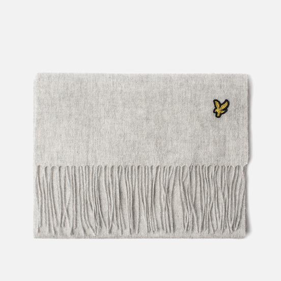 Шарф Lyle & Scott Plain Lambswool Light Grey Marl