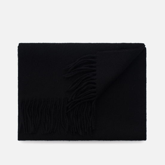 Шарф Lyle & Scott Plain Lambswool True Black