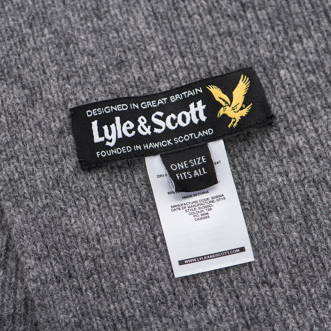 Lyle & Scott Шарф Racked Rib