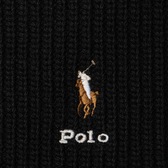 Шарф Polo Ralph Lauren Embroidered Polo Pony Viscose Blend Black