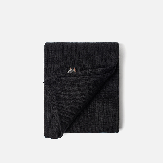 Шарф Polo Ralph Lauren French Bulldog Wool Blend Black