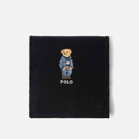 Шарф Polo Ralph Lauren SW Bear Acrylic Blend Black