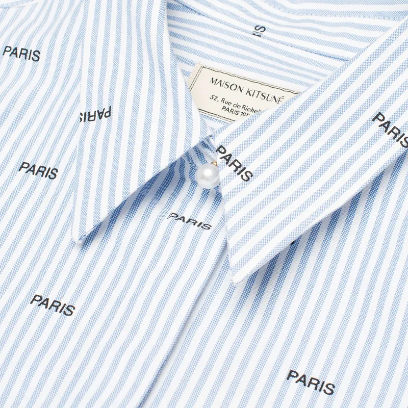 Maison Kitsune Женская рубашка Paris Joe