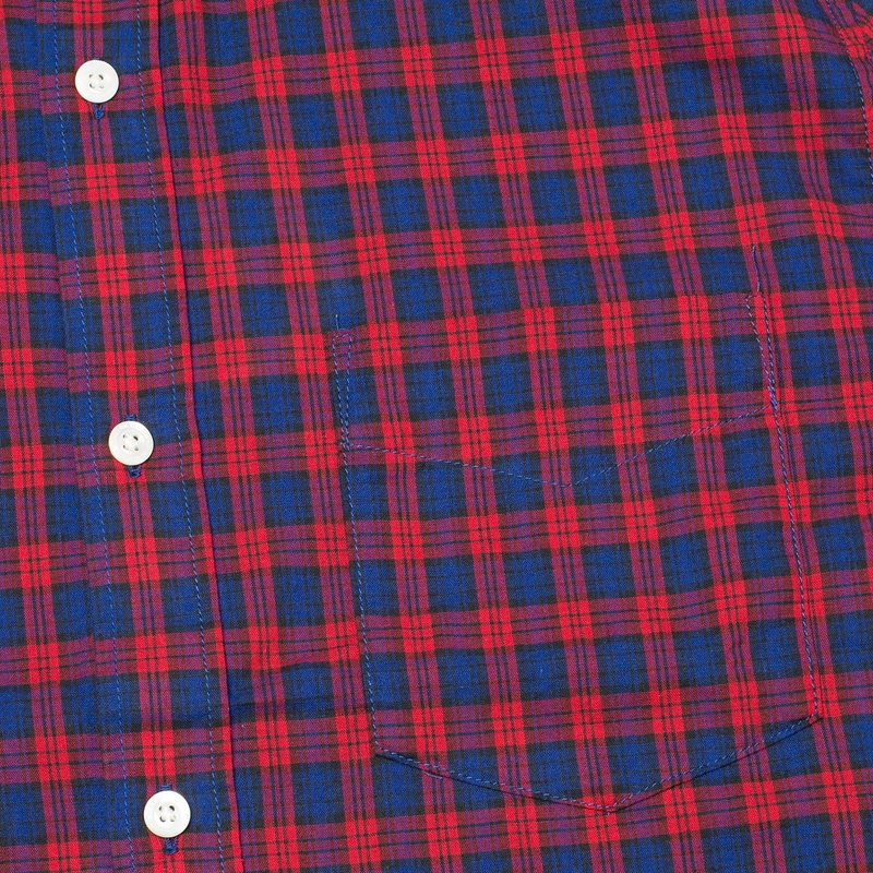 Woolrich Мужская рубашка Madras Long Sleeve