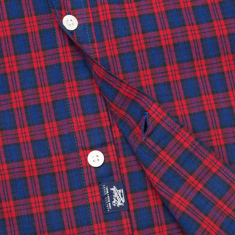 Woolrich Мужская рубашка Madras Long Sleeve