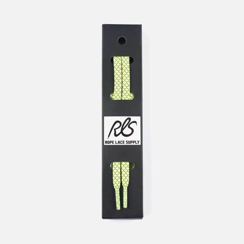 Rope Lace Supply Шнурки светоотражающие Flat Laces 3M