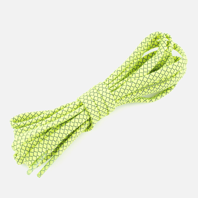 Rope Lace Supply Шнурки светоотражающие Flat Laces 3M
