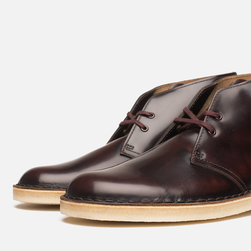 clarks oxblood desert boots