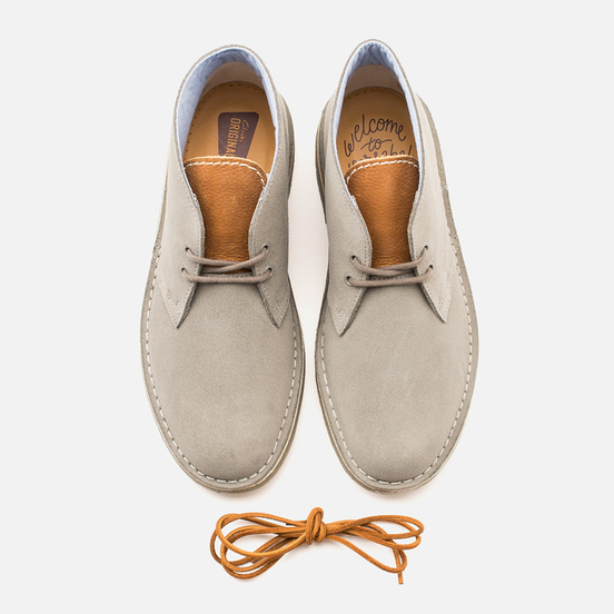 Мужские ботинки Clarks Originals x Herschel Supply Co. Desert Boot Grey Suede
