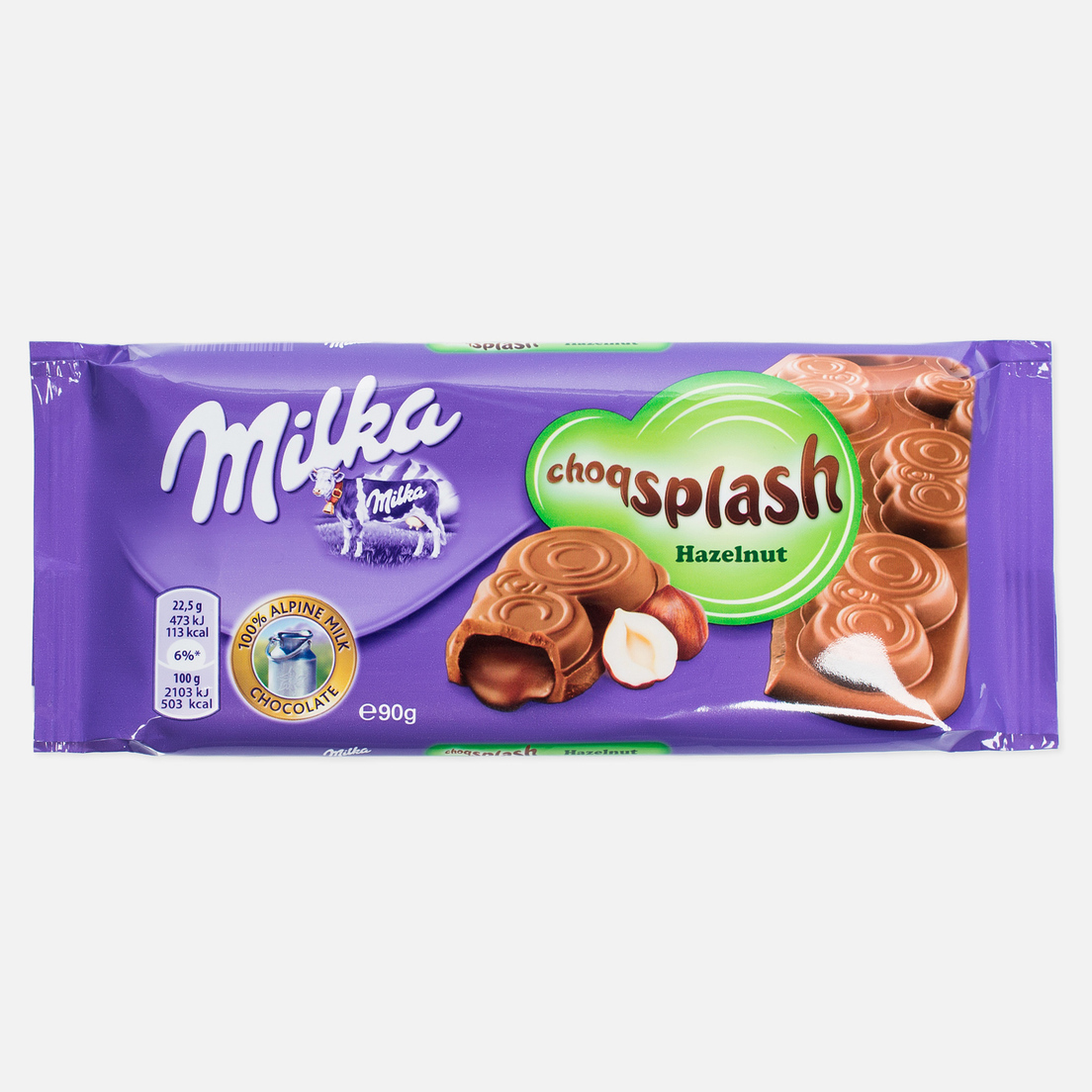 Milka Шоколад Collage Hazelnut 93g