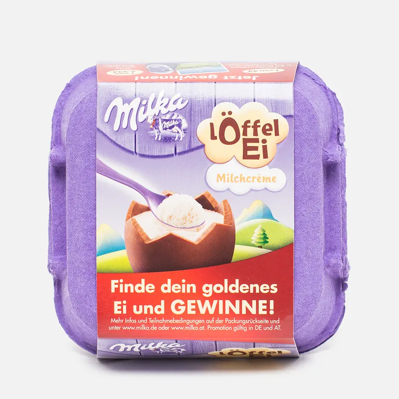 Milka Шоколадные яйца Loffel Ei 136g