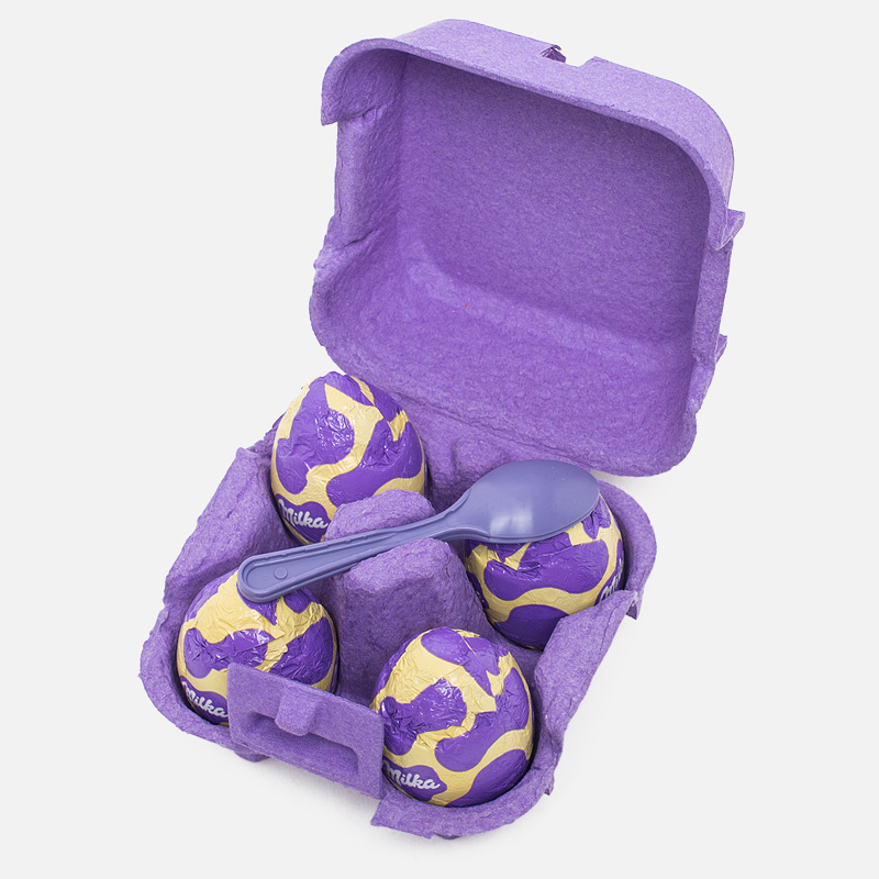 Milka Шоколадные яйца Loffel Ei 136g