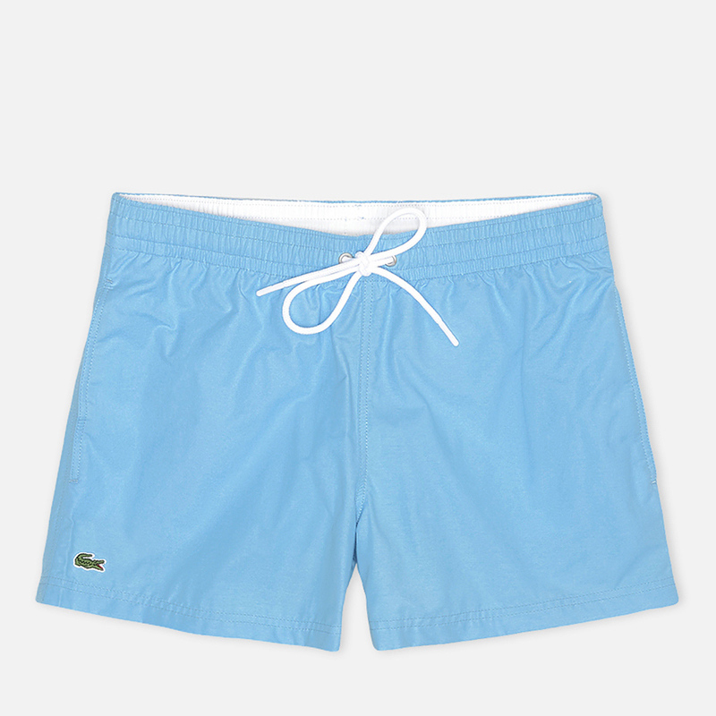 Lacoste taffeta swim shorts on sale