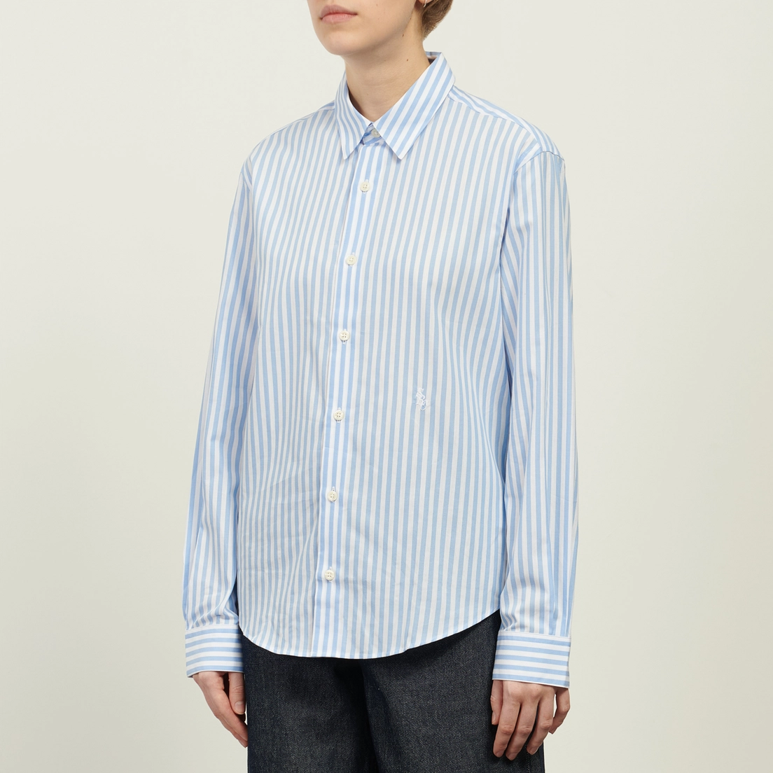 Sporty & Rich Женская рубашка SRC Embroidered Button Down