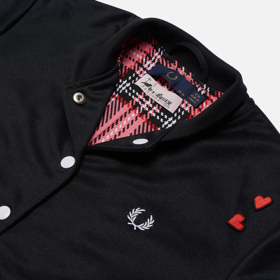 Женская куртка бомбер Fred Perry x Amy Winehouse Laurel Wreath Black