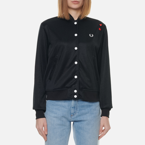 Женская куртка бомбер Fred Perry x Amy Winehouse Laurel Wreath Black