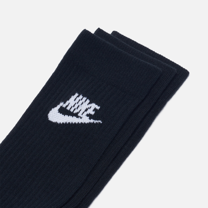 Комплект носков Nike, цвет чёрный, размер 42-46 SK0109-010 3-Pack Everyday Essential - фото 2