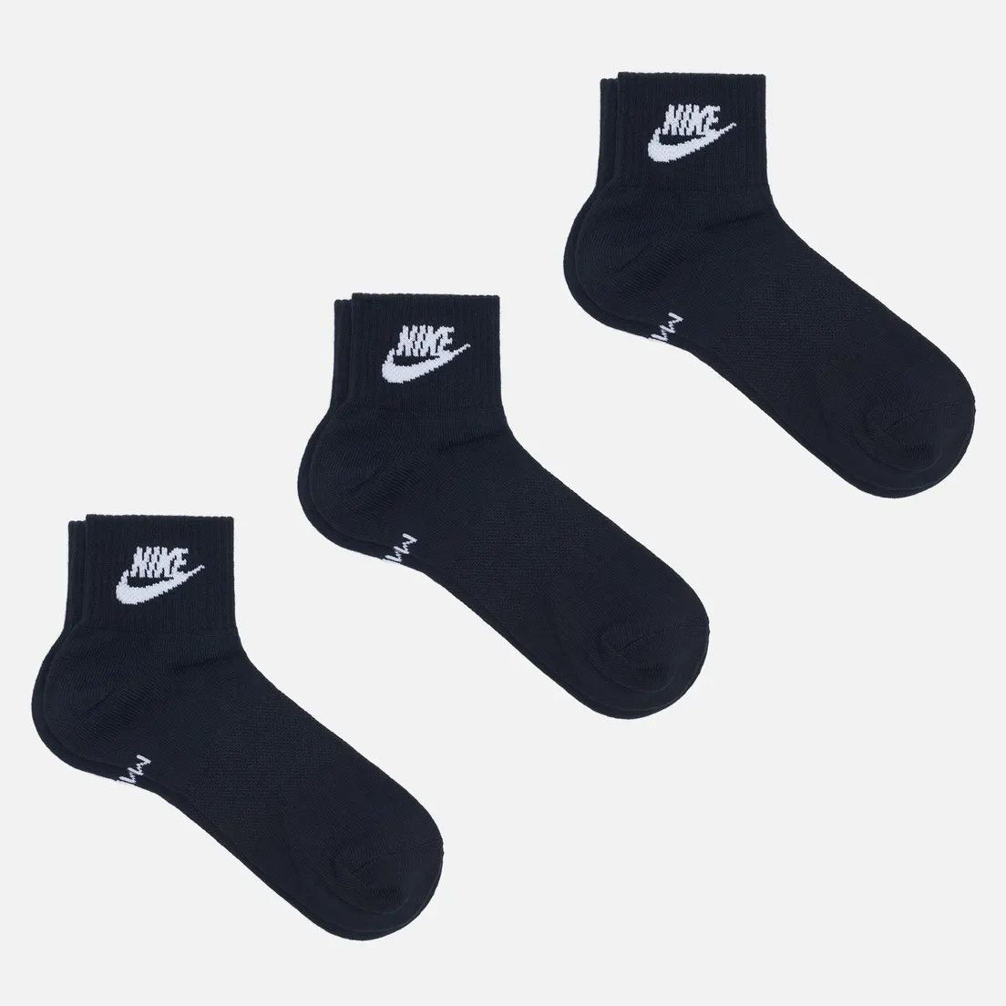 Nike Комплект носков 3-Pack Everyday Essential Ankle