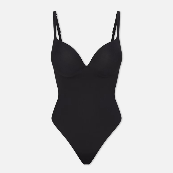 Женское боди SKIMS Ultimate Body Thong Bodysuit