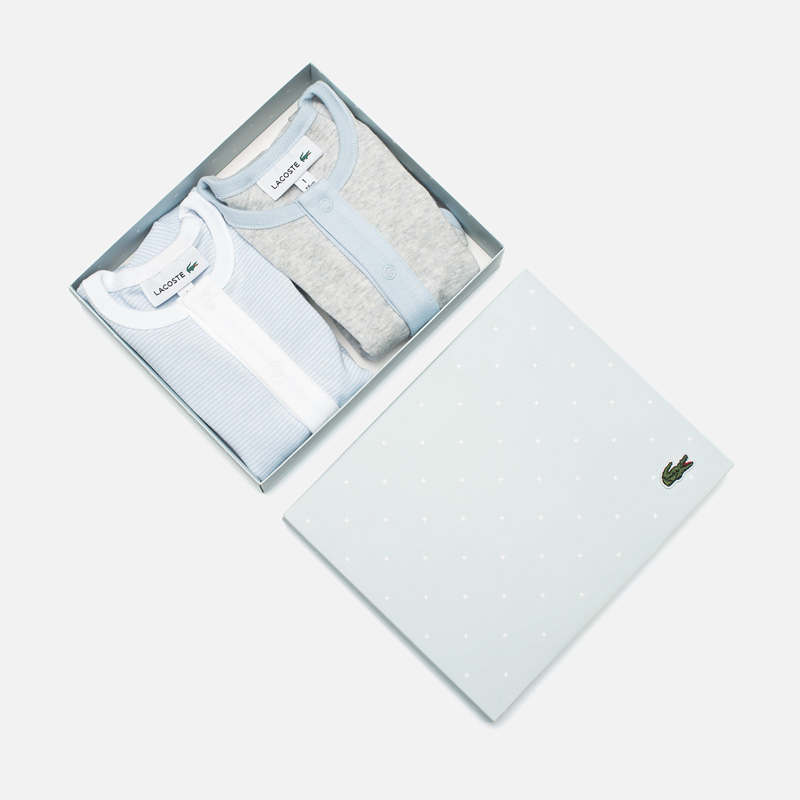 Lacoste Набор детских пижам Baby Boy 2 Sleepsuits