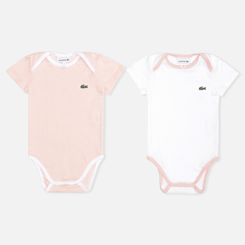 Lacoste Набор детских пижам Baby Girl 2 Sleepsuits