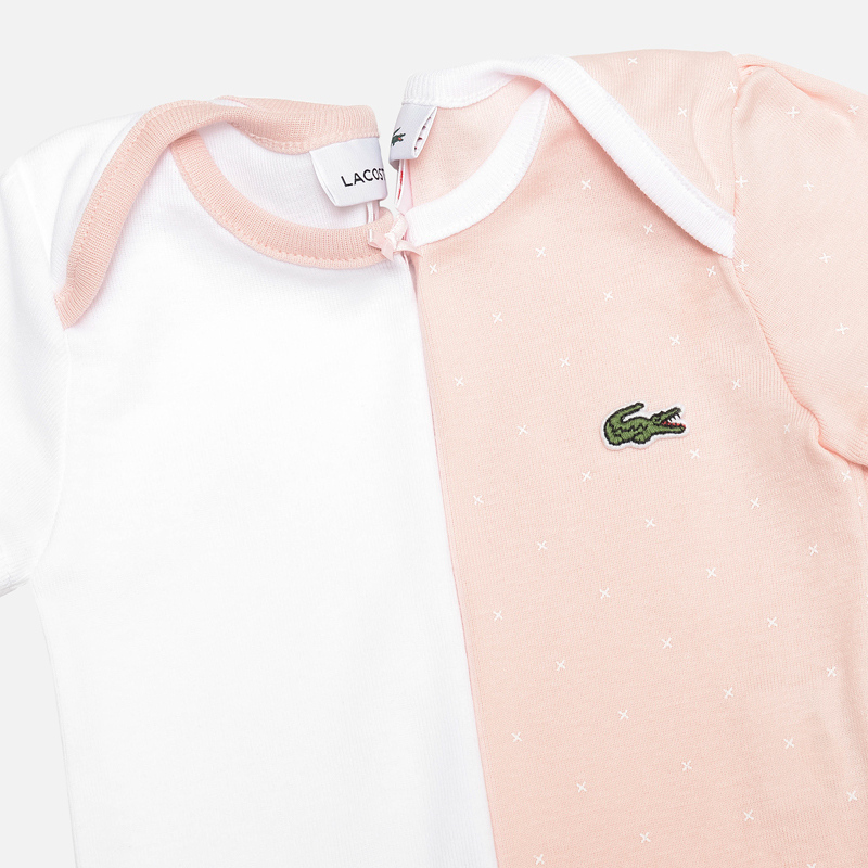 Lacoste Набор детских пижам Baby Girl 2 Sleepsuits