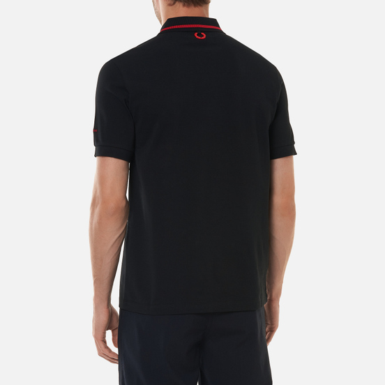 Мужское поло Fred Perry x Raf Simons Tipped Chest Patch Black