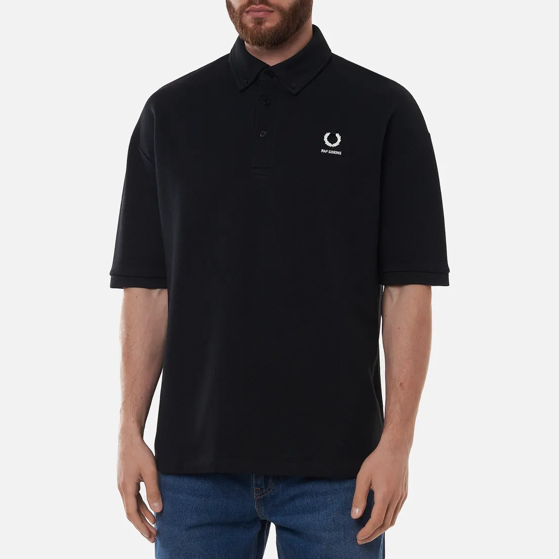 Fred Perry Мужское поло x Raf Simons Button Down