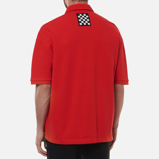 Мужское поло Fred Perry x Raf Simons Button Down Lipstick Red