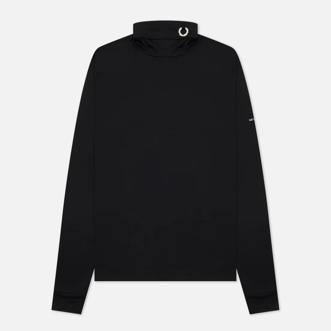 Fred Perry Мужская водолазка x Raf Simons Laurel Wreath Detail Roll Neck