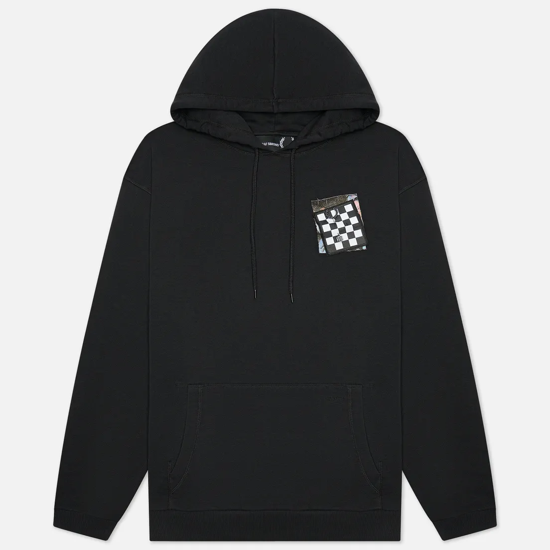 Fred Perry Мужская толстовка x Raf Simons Detail Printed Patch Hoodie