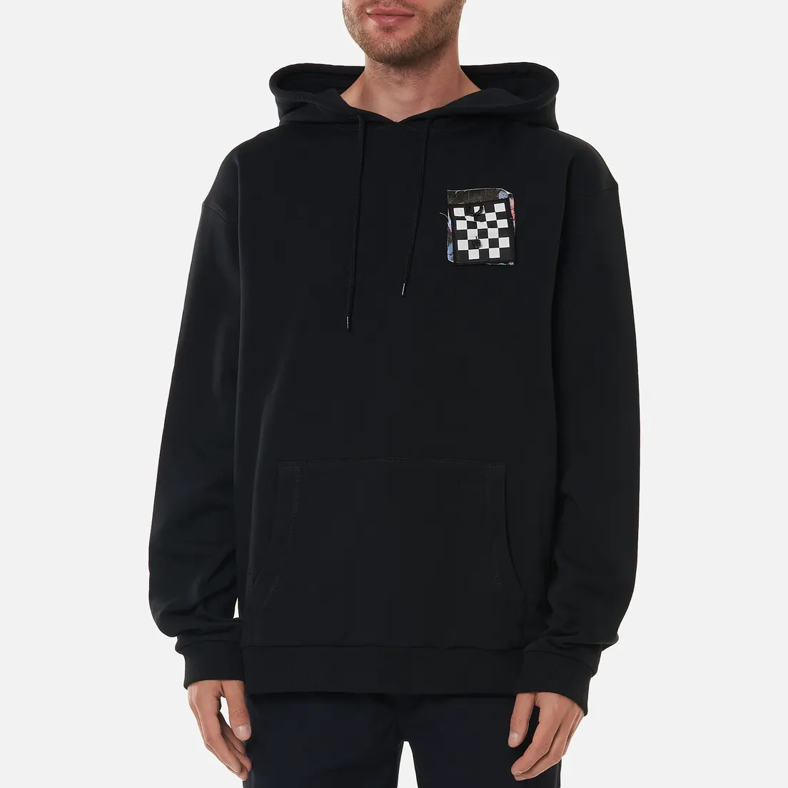 Fred Perry Мужская толстовка x Raf Simons Detail Printed Patch Hoodie
