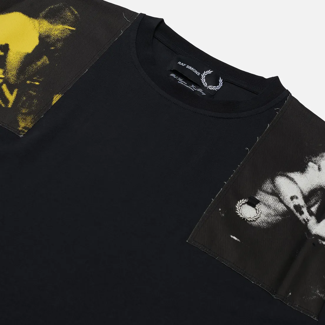 Fred Perry x Raf Simons Мужская футболка Printed Panel