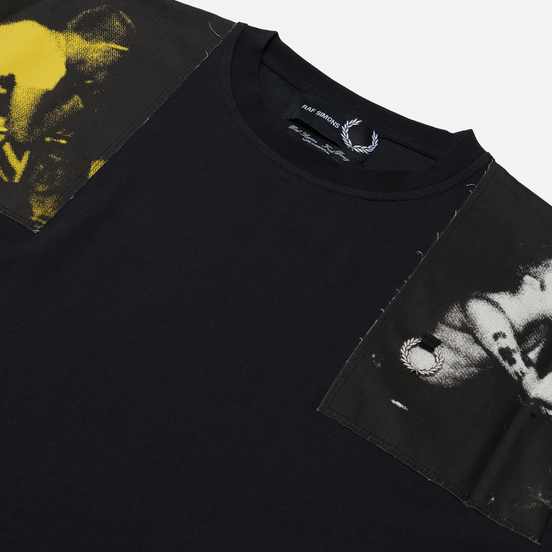 Мужская футболка Fred Perry x Raf Simons Printed Panel Black