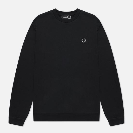 Мужская толстовка Fred Perry x Raf Simons Laurel Wreath Detail Black