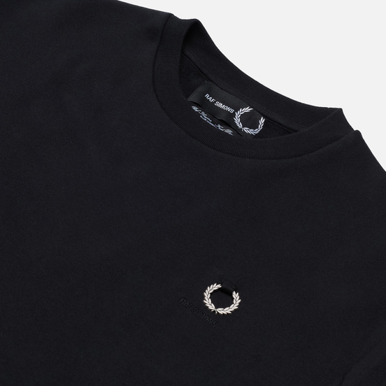 Мужская толстовка Fred Perry x Raf Simons Laurel Wreath Detail Black